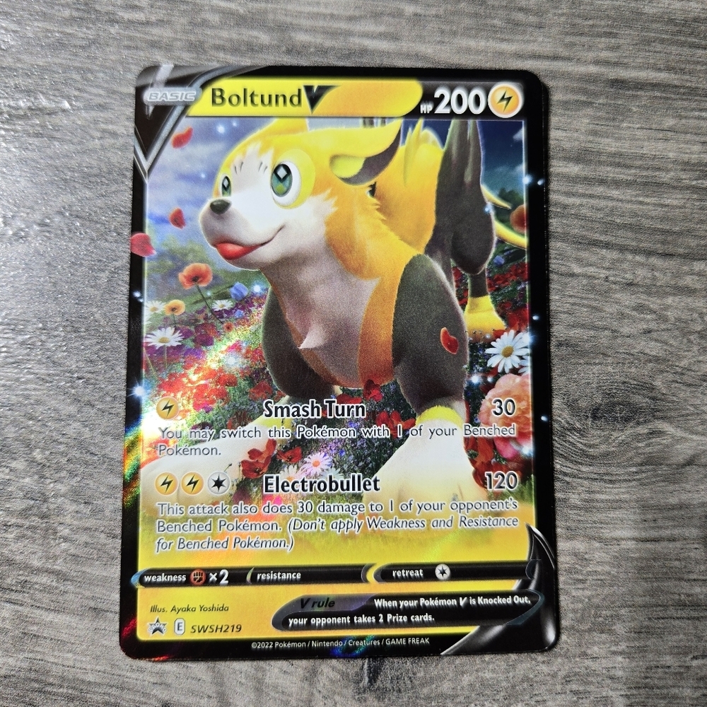 Boltund V #SWSH219 Pokemon Promo Holo Card